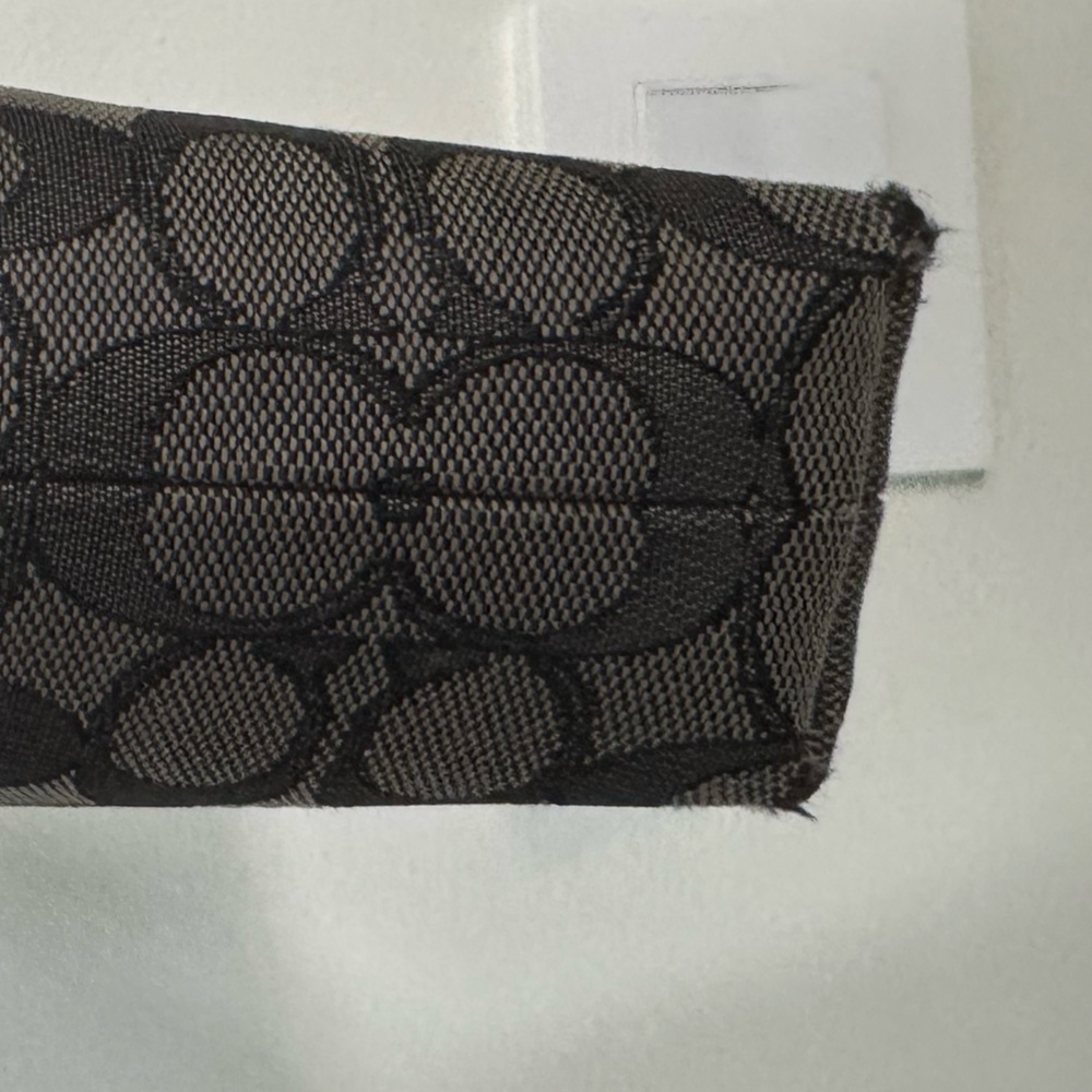 Coach Black and Gray Signature fair Messenger Bag - Picture 11 of 13